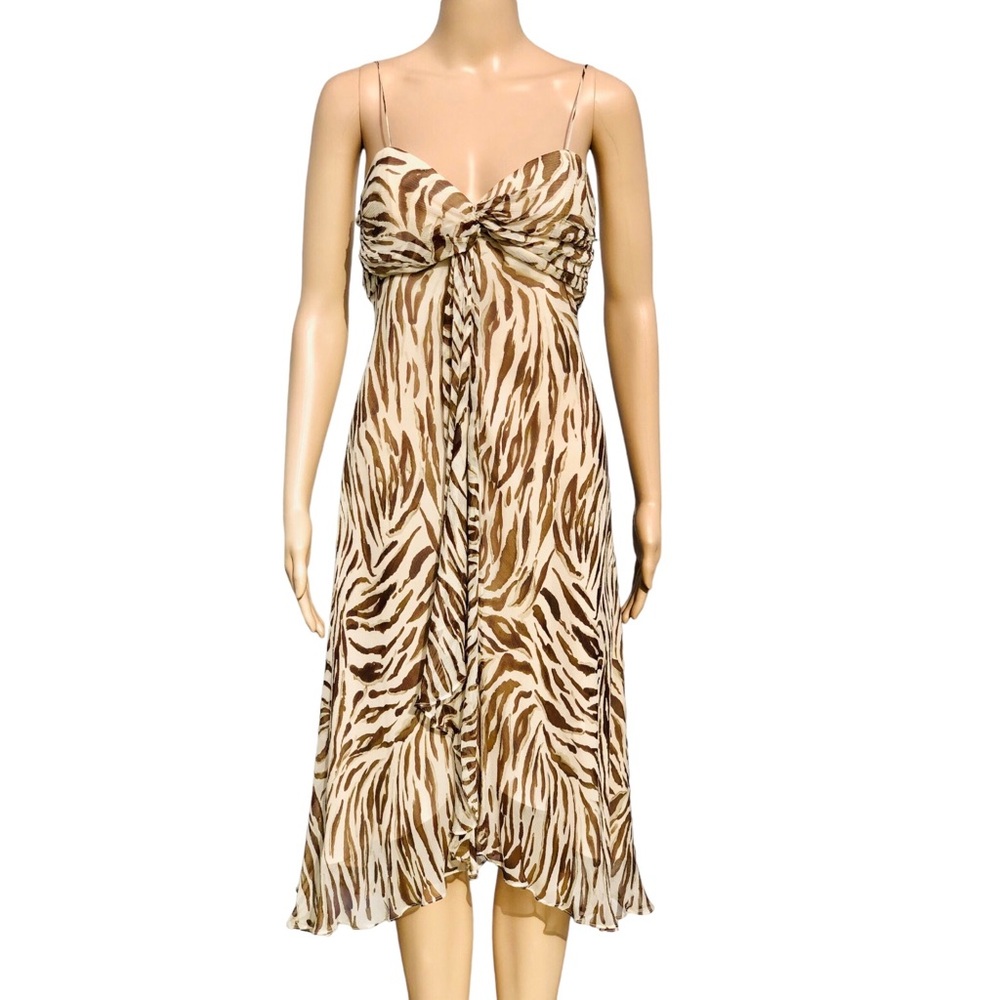 Milly of New York animal print sundress Sz 4 NWT
